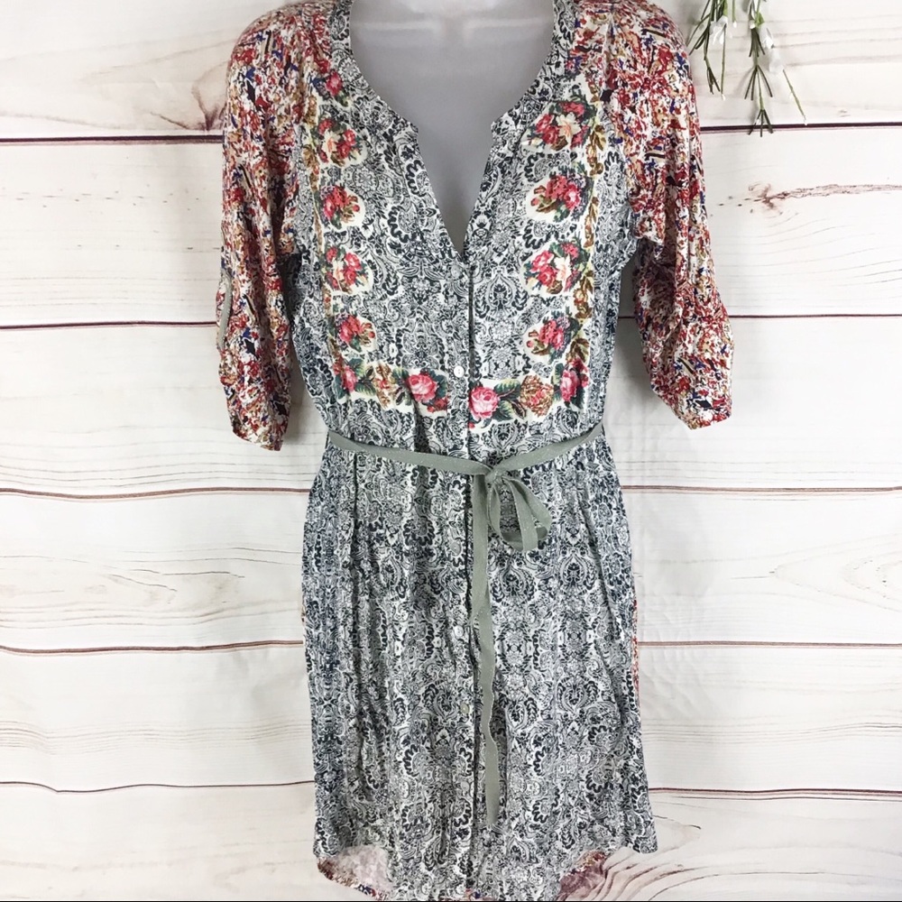 Anthropologie Tiny Floral Mixed Print Tunic/Dress